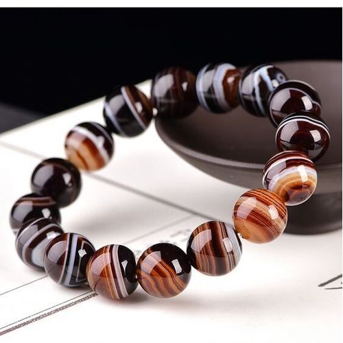 Bracelet En Agate De Jade Noir Naturel, Bijoux, Perles Rondes Enveloppées, Pour Femmes Et Hommes, 10-12mm