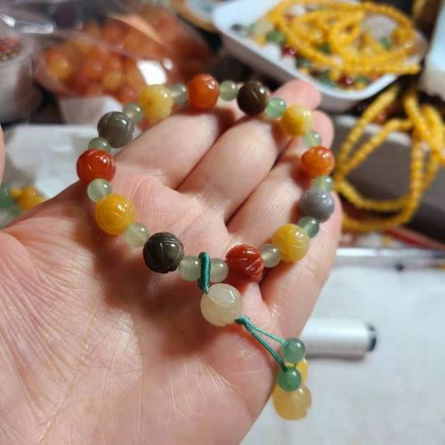 Bracelet En Perles De Jade Vert 100% Naturel Du Xinjiang Hetian, Sculpté À La Main, Pour Femmes, Cadeau, 12mm