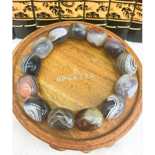 Bracelet En Jade Naturel Sculpté À La Main Pour Homme Et Femme, Bijou En Jade Véritable, En Agate