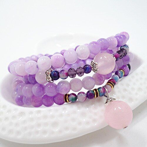 Bracelets Rétro Pour Femmes, Bijoux En Cristal, Cadeau Créatif, Noir, Bleu, Pierres Précieuses Naturelles, Livraison Gratuite