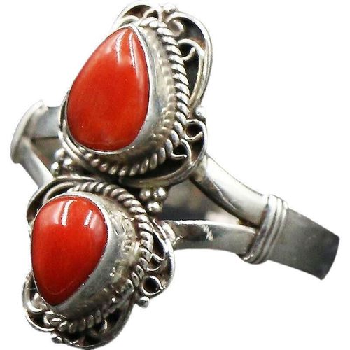 Bague De Styliste Originale En Argent Incrusté En Forme De C¿Ur, Calcédoine, Ouverture Réglable, Personnalité, Rétro, Ethnique, Bijoux