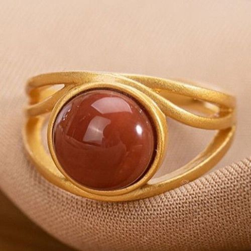 Bague En Jade Naturel Hottan, Nouveau Modèle Féminin En Argent, Saphir Hetian, Ouverture Creuse Irrégulière, Anneau Réglable