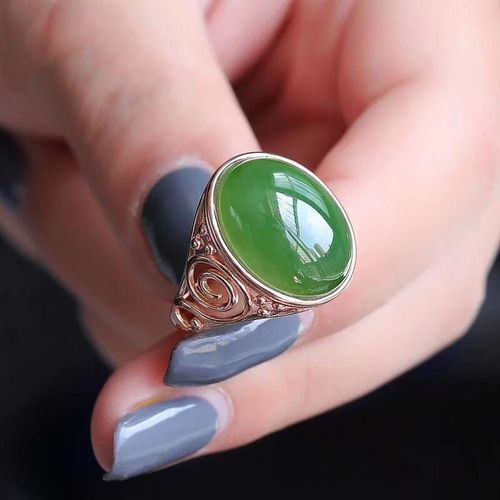 Bague Ouverte Réglable En Topaze Naturelle Pour Femmes, Style Chinois Rétro Bohème Élégant, Breloque En Or Rose, Bijoux En Argent