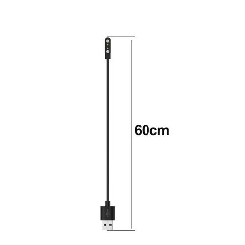 Chargeur Usb 5v Pour Montre Connectée Haylou Ls05, Câble De Charge Magnétique À 2 Broches Pour Montre Solaire
