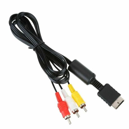Câble Audio-Vidéo Av De 1.8m, Rca A/V 6z, Pour Sony Playstation 3 Ps2 Ps1, Câble Universel Av, Accessoires De Jeux, Nouveau