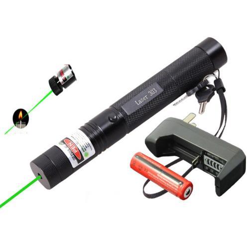 Generic Laser Vert 303 USB Charge Haute Puissance pointeur lumière