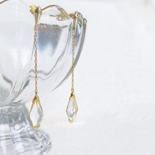 Boucles D'oreilles En Cristal Blanc En Forme De Diamant Pour Femme, Original, Goutte D'eau, Longues, Élégantes, Breloques Créatives Rétro, Bijoux En Argent, Nouvelle Collection
