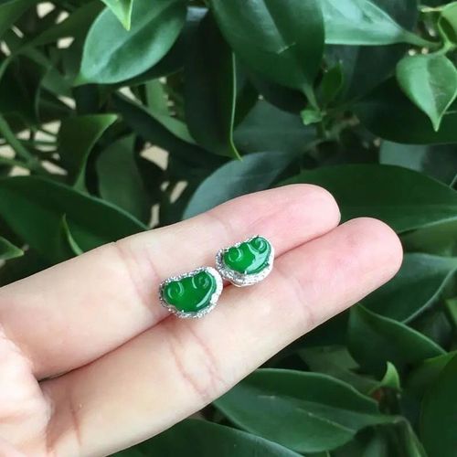 Boucles D'oreilles Géométriques En Argent Incrusté, Nouveau Style, Calcédoine Verte Naturelle, Breloque Simple De Style Chinois, Bijoux Pour Femmes