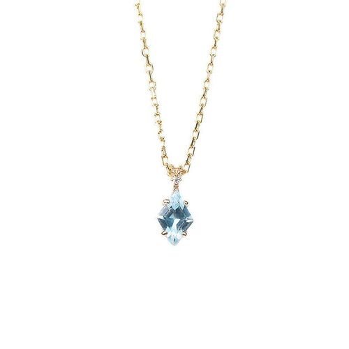Collier De Styliste En Diamant Topaze Naturelle, Pendentif, Clavicule, Tempérament Japonais, Vent Froid, Bijoux En Argent Pour Femmes