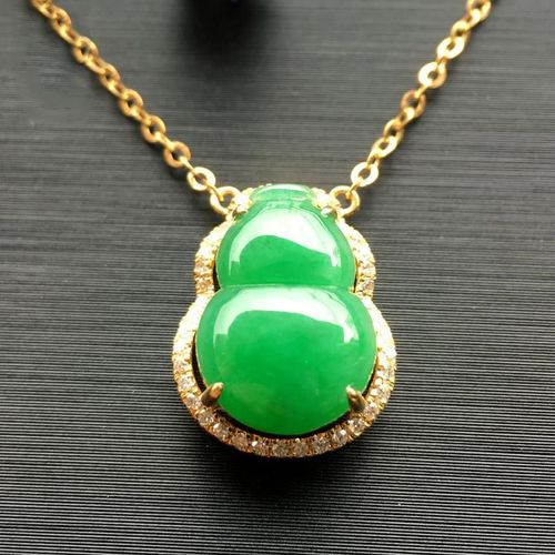 Collier Pendentif En Jaspe Naturel Et Gourde Pour Femme, Bijoux En Argent, Design Original, Style Chinois Rétro, Léger, Artisanat De Luxe, Breloque