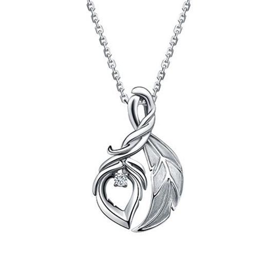 Collier De Couple Lol Alliance Luo Et Xia Danse Légère Dans Une Paire De Pendentif Clavicule En Argent Sterling Cp Petite Amie Saint-Valentin