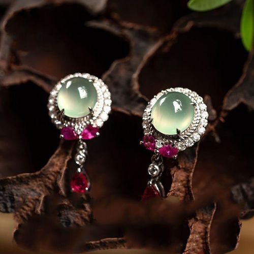 Boucles D'oreilles Rondes En Forme D'¿Uf De Diamant Pour Femme, Bijou Original En Verre Transparent, Haute Glace, Rétro Léger, Breloque De Luxe, Marque En Argent, Nouvelle Collection