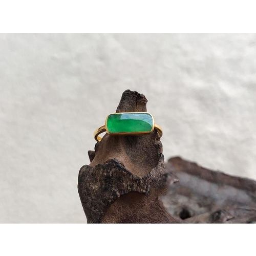 Anneau Ajustable En Calcédoine Naturelle Pour Femmes, Nouveau, Original, Artisanat, Ouverture, Lumière Rétro, Luxe, Charme Exquis, Bijoux En Argent