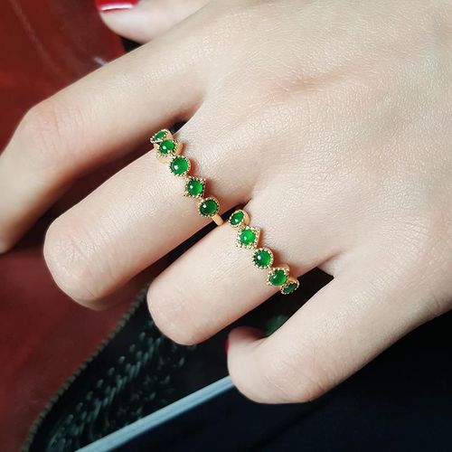 Bague Originale De Créateur, Artisanat Unique Enveloppé De Jade Naturel, Ouverture De Nouilles, Breloque Ajustable, Bijoux En Argent Pour Femmes