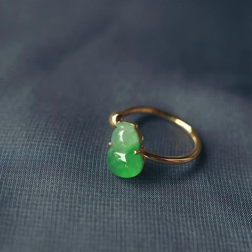 Bague En Calcédoine Verte Naturelle Pour Femmes, Anneau Ajustable, Design De Luxe, Breloque De Marque, Argent