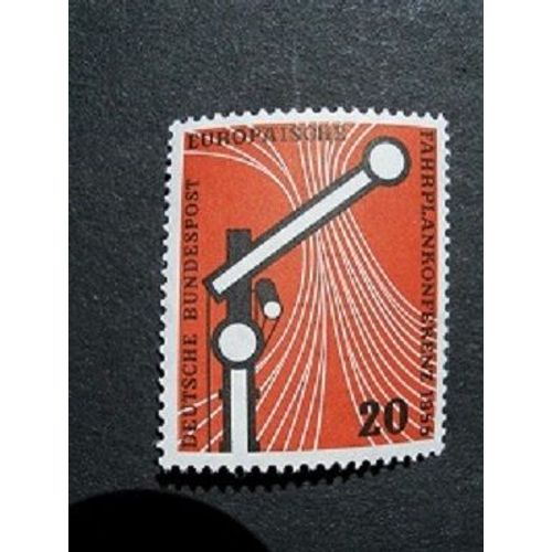 Rfa 1955 - Conférence Des Horaires Ferroviaires - Mnh**