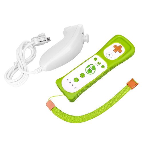 Manette De Jeu Sans Fil Avec Motion Plus Intégré 2 En 1, Bluetooth, Pour Nintendo Wii