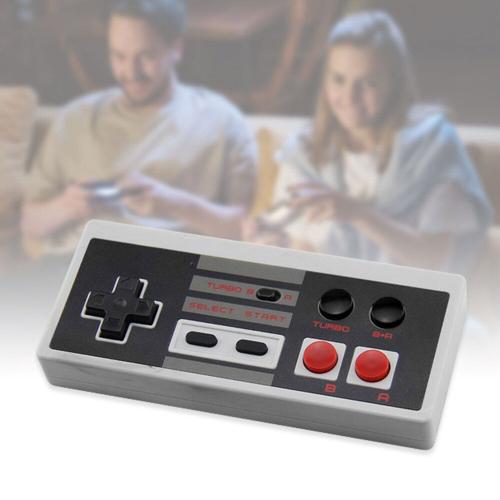 Manette De Jeu Sans Fil Avec Récepteur Usb, Pour Édition Classique Mini Nes