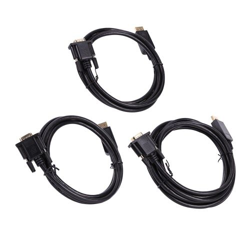 Adaptateur Displayport vers DVI, convertisseur DP DVI VGA, 1080P, Port d'affichage vers VGA, câble DP Standard