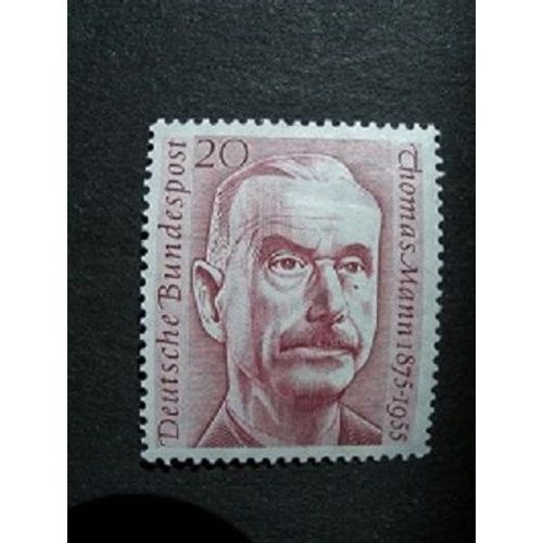 Rfa 1956 - Thomas Mann ( Centenaire De La Mort De L'écrivain ) - Mnh**