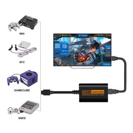 Adaptateur Gamecube Vers Av Pour Nintendo 64 Super Famicom Sfc, Convertisseur Audio-Vidéo Hd 720p Pour Moniteur Hdtv