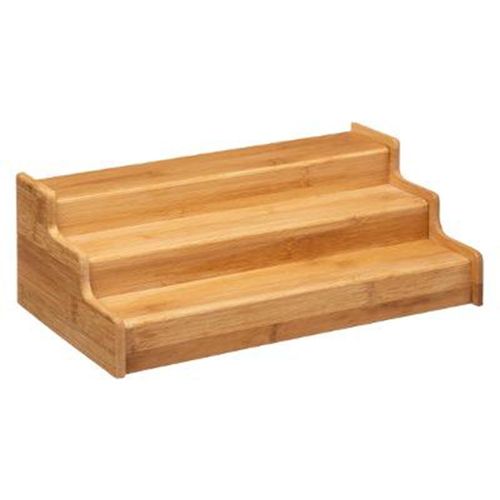 Présentoir À Épices Extensible "Bambou" 31-50cm Naturel