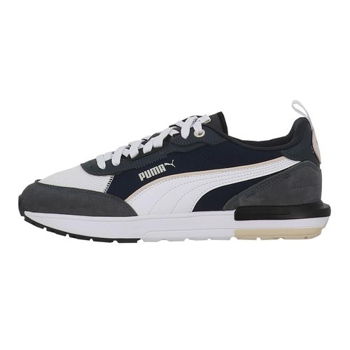 Chaussures Basses Cuir Ou Simili Puma Puma R22 Bleu Marine