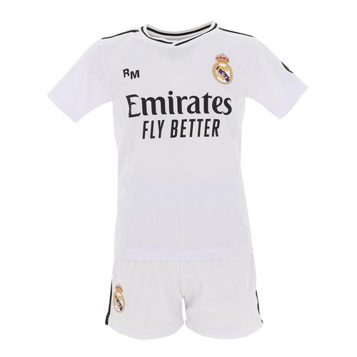 Maillot De Football Holiprom Kit Bellingham Home Jersey Rm 24-25 Jr Blanc