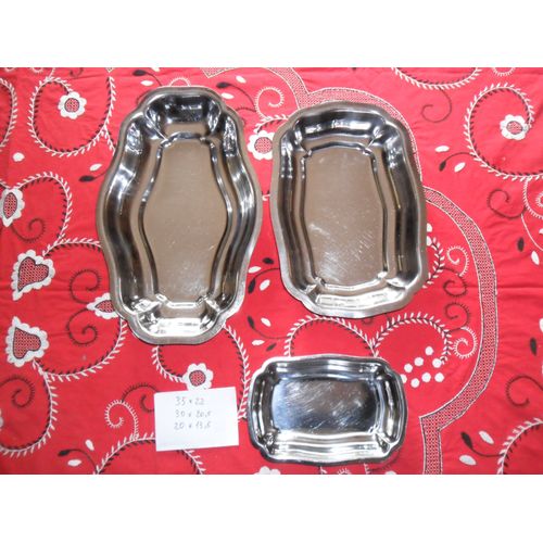 Plats De Service, Lot De 3 Pièces