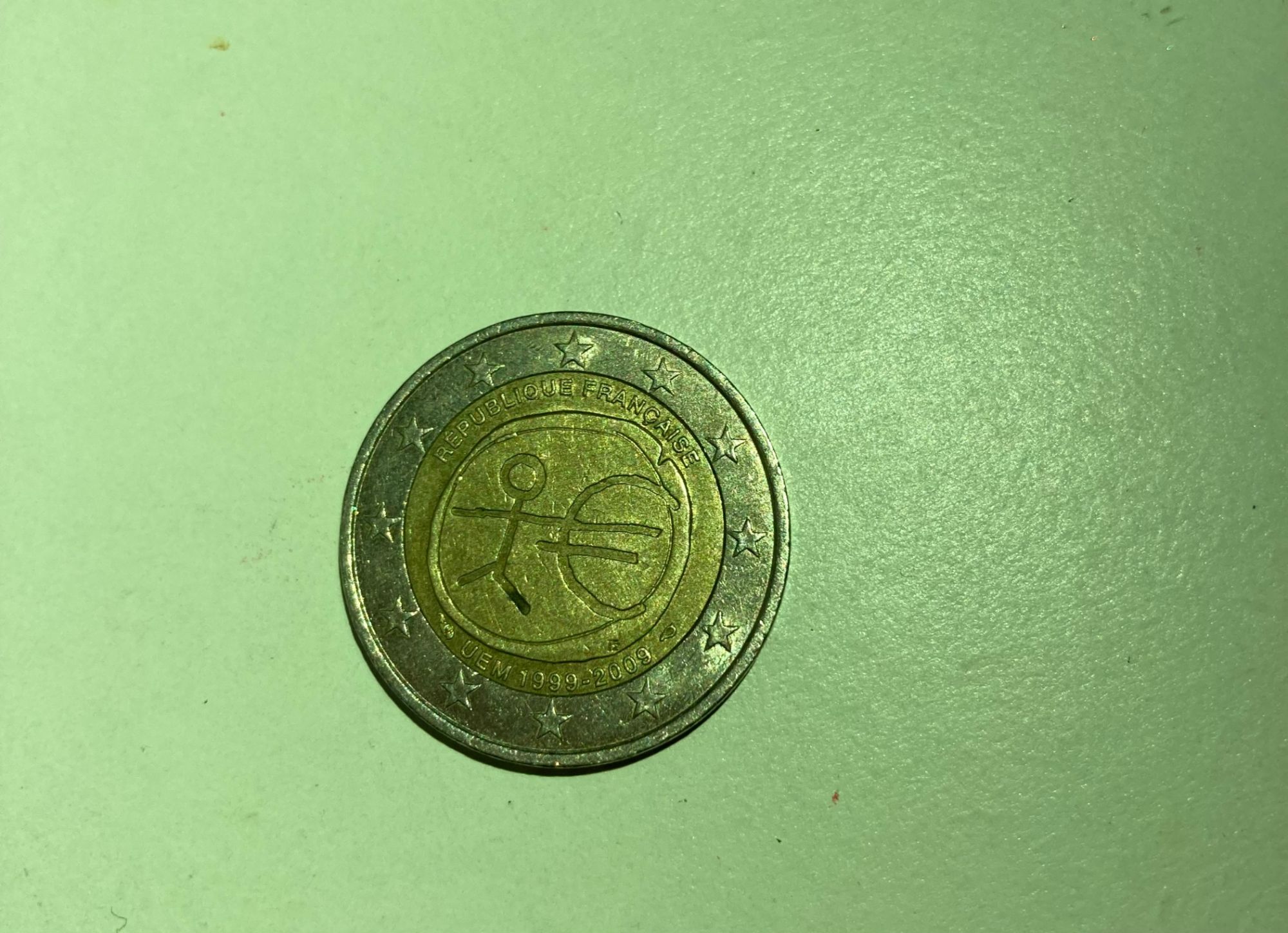 Piece 2 Euros Rare France