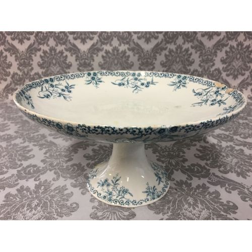 Ancien Compotier Coupe Fruits Semi-Porcelaine Impérial England Bishop & Stonier