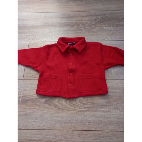 Gilet Rouge Marque Dpam 3 Mois