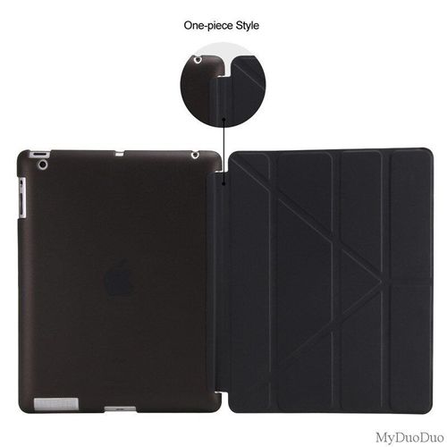 Étui De Protection Arrière En Cuir Pu Souple, Housse Intelligente En Silicone, Pour Ipad 2 3 4 Ipad 3 4 Ipad 4