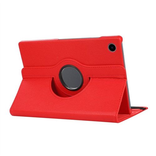 360 Rotatif Housse Pour Samsung Galaxy Tab A8 Cas 2021 Sm-X200 Sm-X205 10.5 Pouces Coque Tab A 8 X200 X205 Pu Magnétique Funda + Stylo
