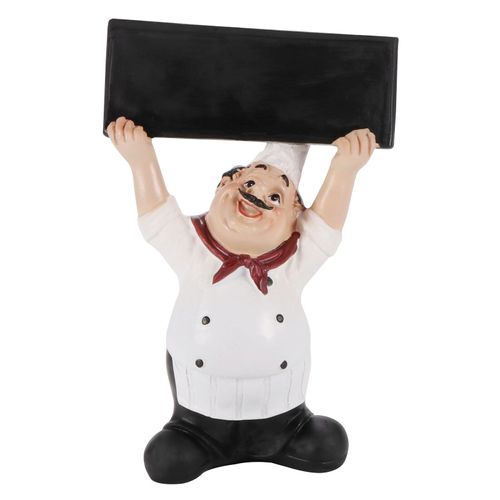 Statue De Chef De Dessin Animé, Figgurine De Mini Cuisinier En Résine Pour Restaurant, Café, Magasin De Gâteaux, Décoration De Salon, Décorations De Bureau