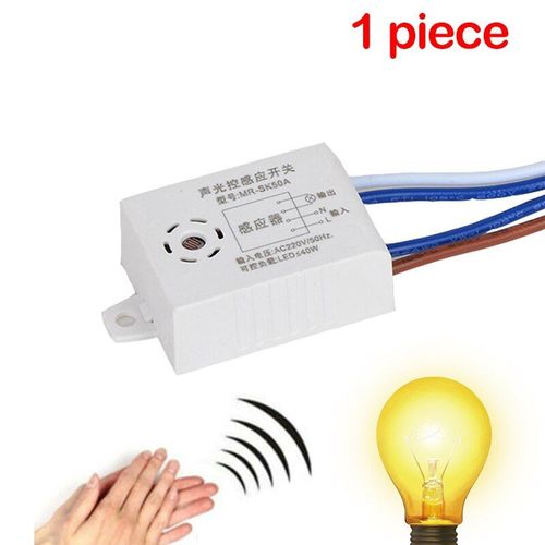 Interrupteur marche/arrêt pour lumières, détecteur de mouvement, commande vocale, son, 220V, automatique, pour rue, Intelligent