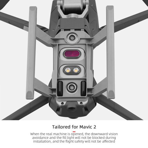 Kits De Train D'atterrissage Pour Drone Dji Mavic Mini 2, Prolongateur De Hauteur, Longue Jambe De Protection Des Pieds, Support À Cardan, Accessoires Pliables-Générique