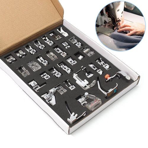 Kit De Pieds Presseurs Pour Machinee À Coudre Brother Janome Yokoyama Juki, 32 Pièces, Accessoires De Couture De Haute Qualité