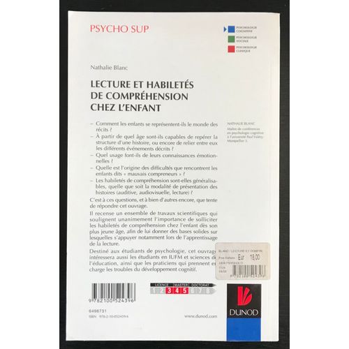 Lecture Et Habiletés De Compréhension Chez L'enfant