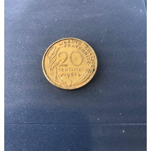 Pièce De 20 Centimes 1967