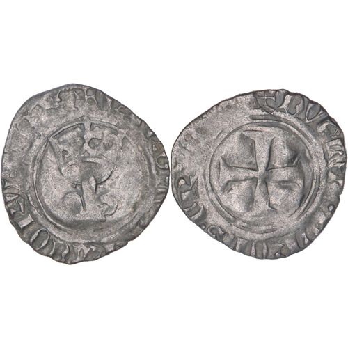 France - Charles Vi Le Fou - 1421 - Double Tournois, Dit "Niquet" - Atelier De Paris - C.558 - 12-176