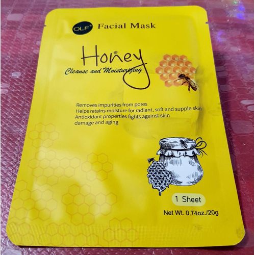 Soin Masque Visage Nettoyant & Adoucissant Au Miel 