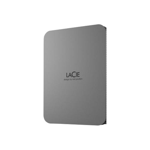 LaCie Mobile Drive Secure STLR2000400 - Disque dur - chiffré - 2 To - externe (portable) - USB 3.2 Gen 1 (USB-C connecteur) - Self-Encrypting Drive (SED) - gris sidéral - avec 3 ans de Seagate...