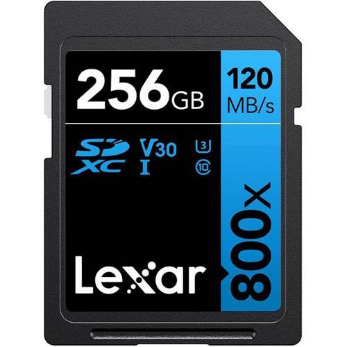 LEXAR Carte SDXC 256GB 800X Professional