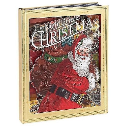 Livre Pop-Up De Noël Avec Son Léger La Veille La Veille Décoration Cadeaux Du Nouvel An Pour Les Enfants Enfants