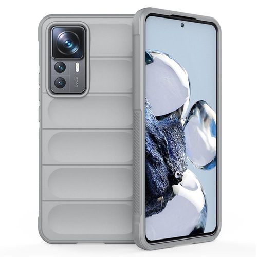 Coque Pour Xiaomi 12t / 12t Pro 5g - Housse Etui Silicone Gel Fine + Film Ecran - Gris Clair