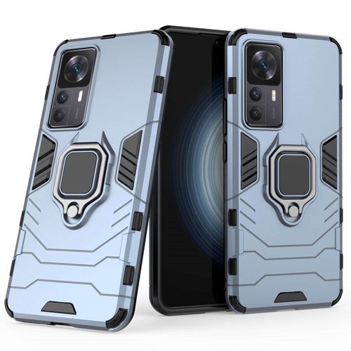 Coque Pour Xiaomi 12t / 12t Pro 5g - Housse Etui Rigide Anti Choc + Film Ecran - Bleu Fonce