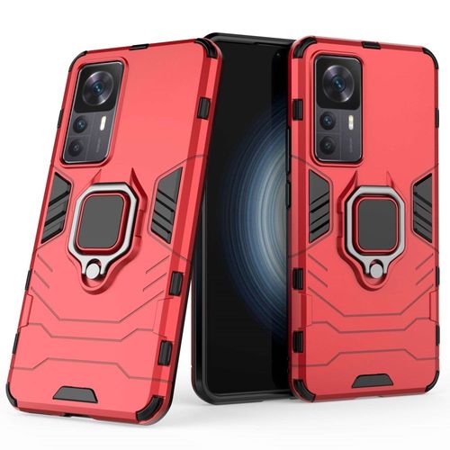 Coque Pour Xiaomi 12t / 12t Pro 5g - Housse Etui Rigide Anti Choc + Film Ecran - Rouge