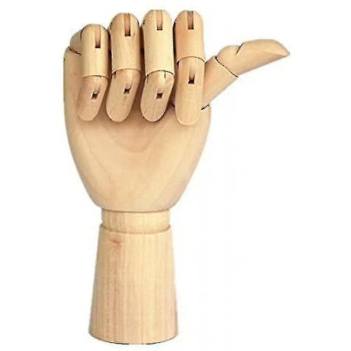 2024 Modèle de main en bois Mannequin de dessin d¿artiste en bois avec des doigts flexibles