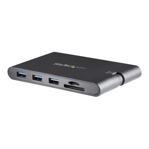 StarTech.com Adaptateur multiport USB-C avec HDMI et VGA - Lecteur SD - Station d'accueil - USB-C - HDMI, VGA - 1GbE